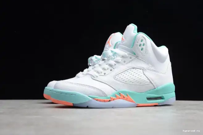 Light 5 Air GS Aqua 440892-100 Jordan 0505